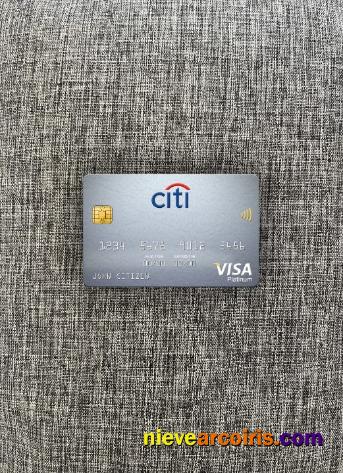 Sweden Citibank visa platinum card photolook